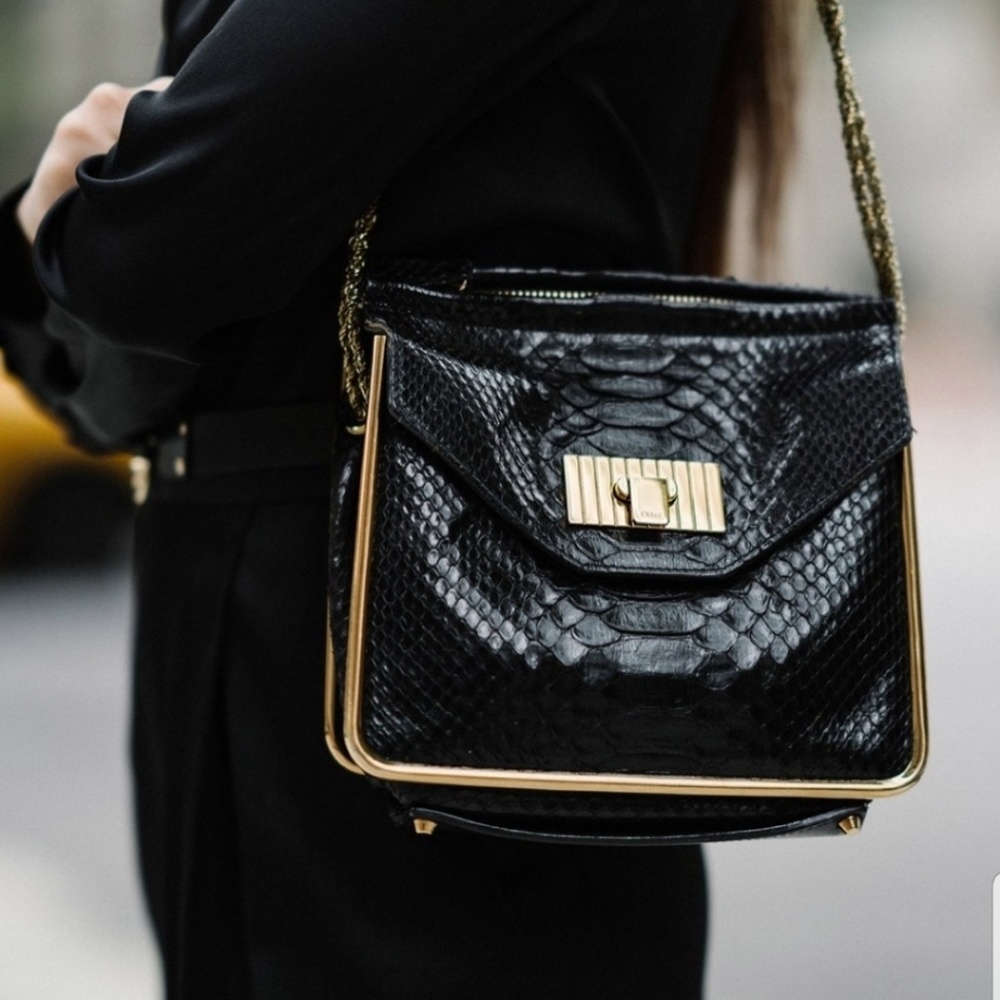 Authentic Chloe Snake Skin Handbag